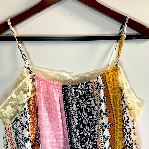 Tassels and Lace Cold Shoulder Boho dress - Picture 8 of 12